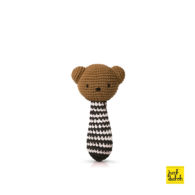 boris handmade streepjes rammelaar, zwart + muziek