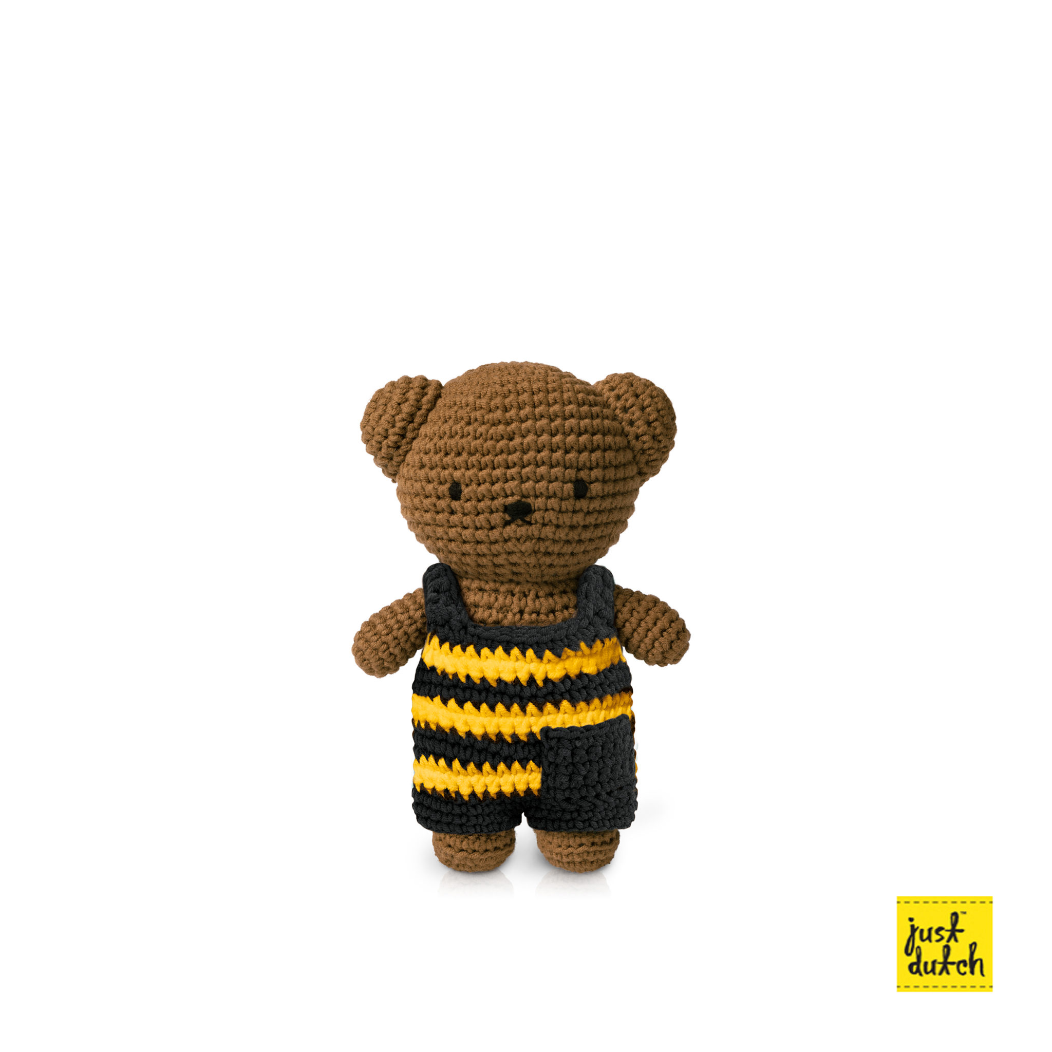 boris handmade en zijn gele overall - Just Dutch