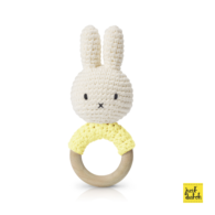 miffy handmade teether, pistache + music