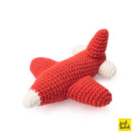 red airplane handmade