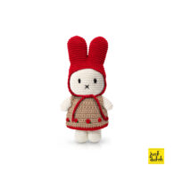 miffy handmade and her roses dress + red hat