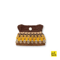 natural regenboog jurk handmade