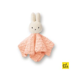 nijntje handmade vintage pastel roze knuffeldoekje