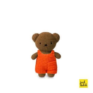 boris handmade en zijn oranje overall
