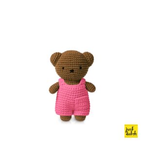 boris handmade en zijn roze overall