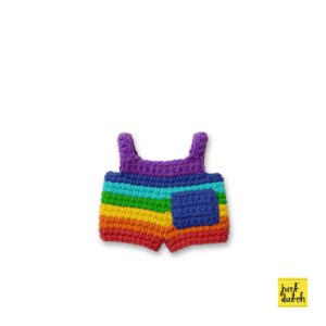 heldere regenboog overall handmade