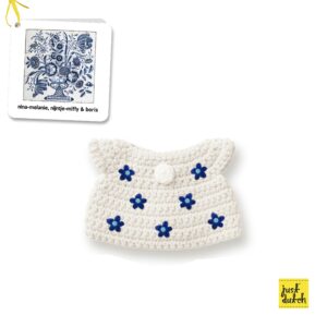 delfts blauwe jurk handmade