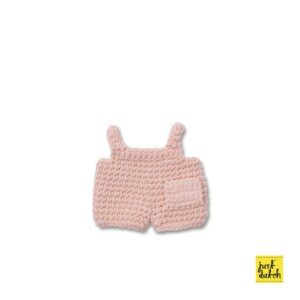 pastel roze overall handmade