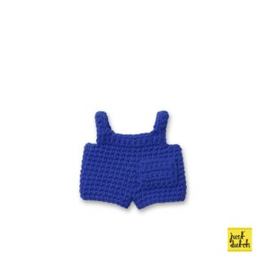 blauwe overall handmade