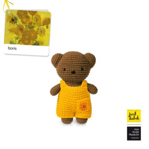 boris handmade en zijn zonnebloemen overall