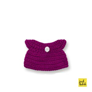 cerise jurk handmade