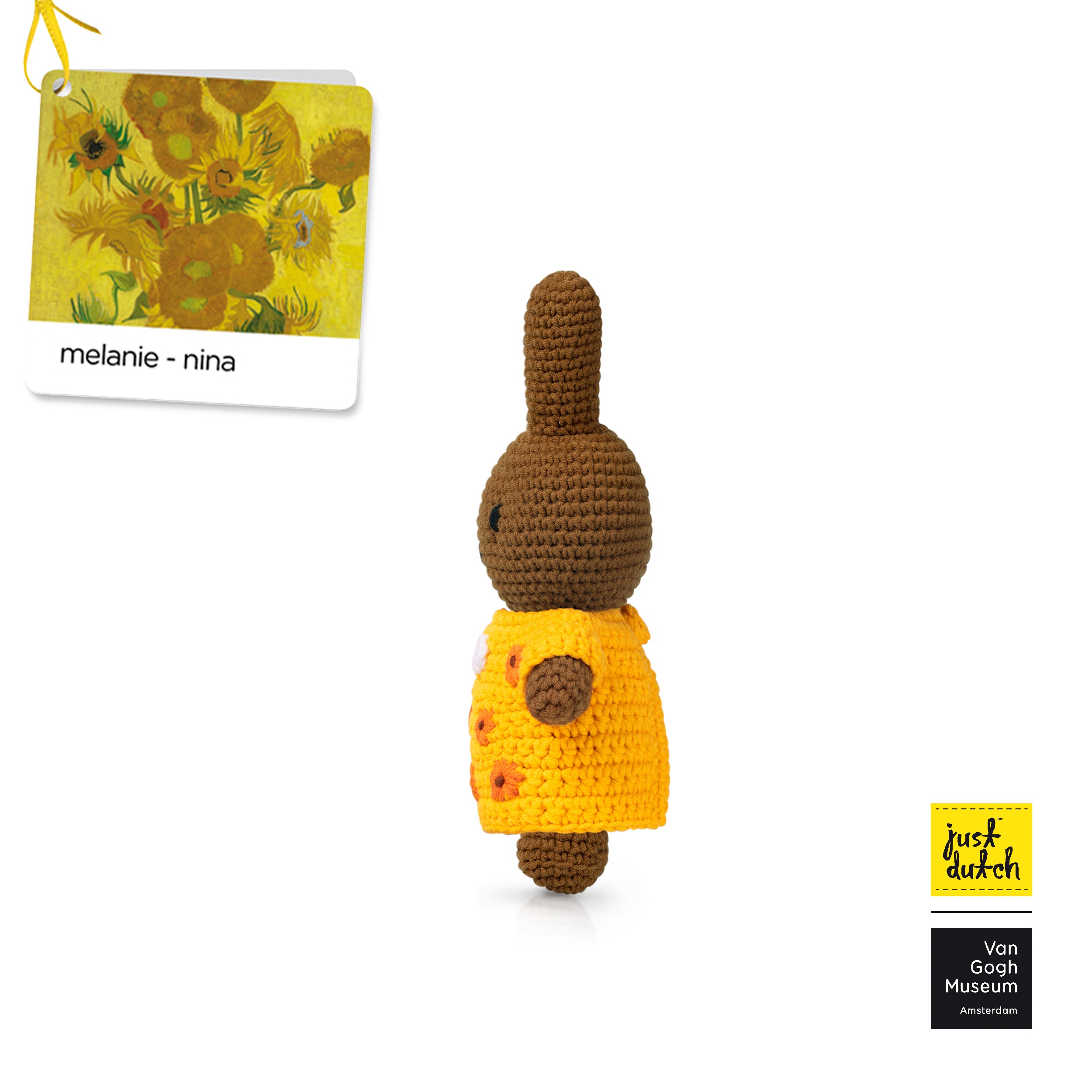 nina handmade en haar zonnebloem jurk - Afbeelding 3