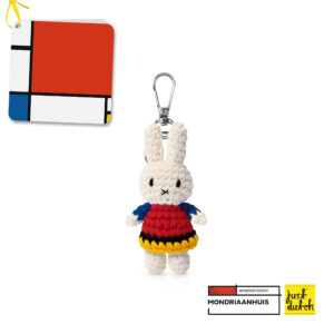 nijntje handmade sleutelhanger Mondriaan