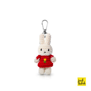 nijntje handmade sleutelhanger rode tulp
