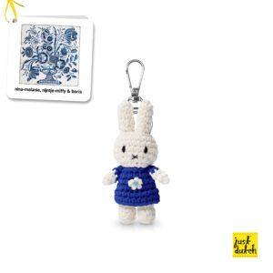 nijntje handmade sleutelhanger delft blauw