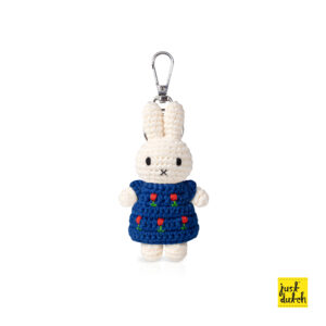 bagcharm nijntje tulpenjurk blauw handmade