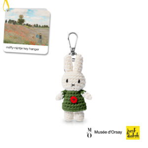 nijntje handmade sleutelhanger monet klaprozen