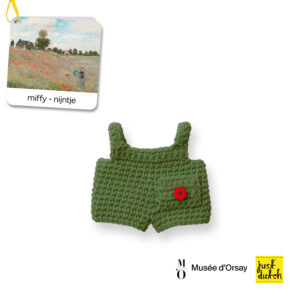 monet klaprozen overall handmade