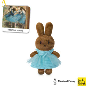 nina handmade en haar blauwe degas jurk